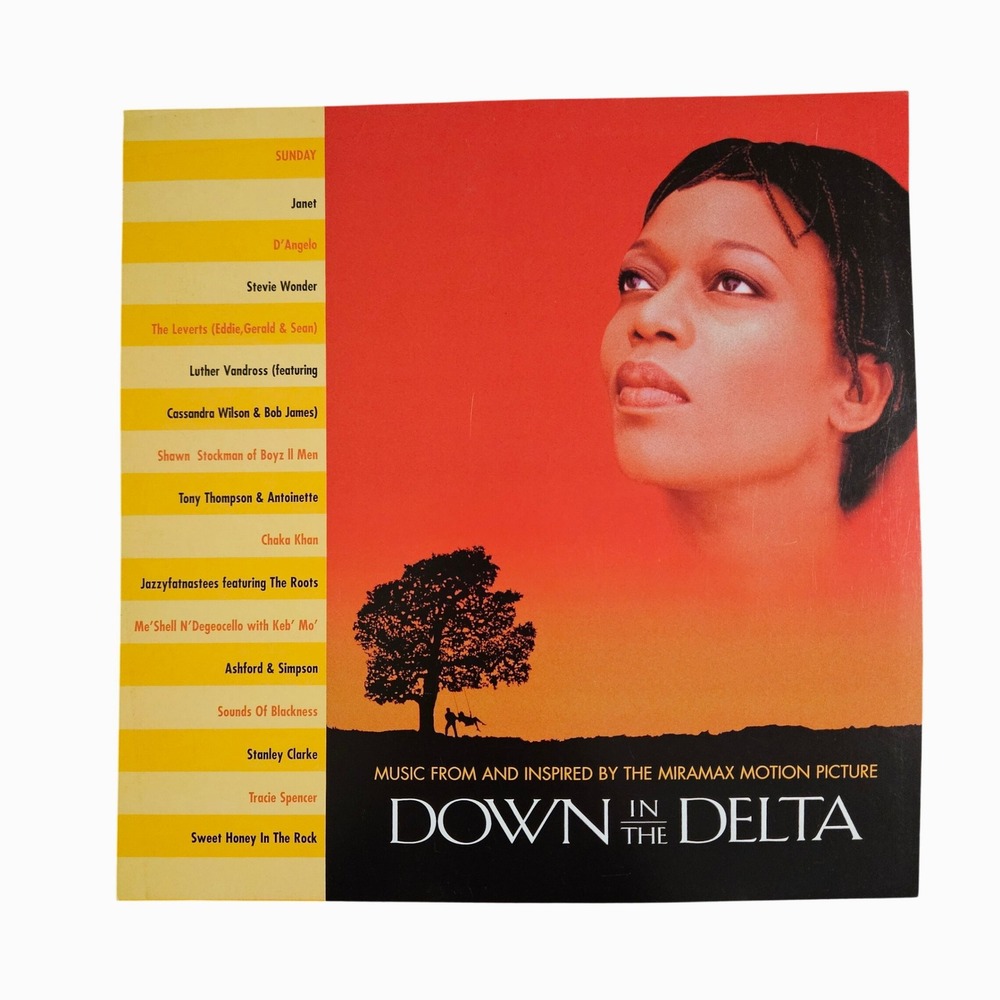Down‎ In The Delta Soundtrack 12x12 Flat Promo Poster Vintage 1998 Store Display